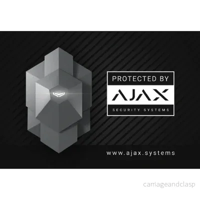 Ajax Systems Klistermärke 150 x 100 mm Engelska (Sköld)