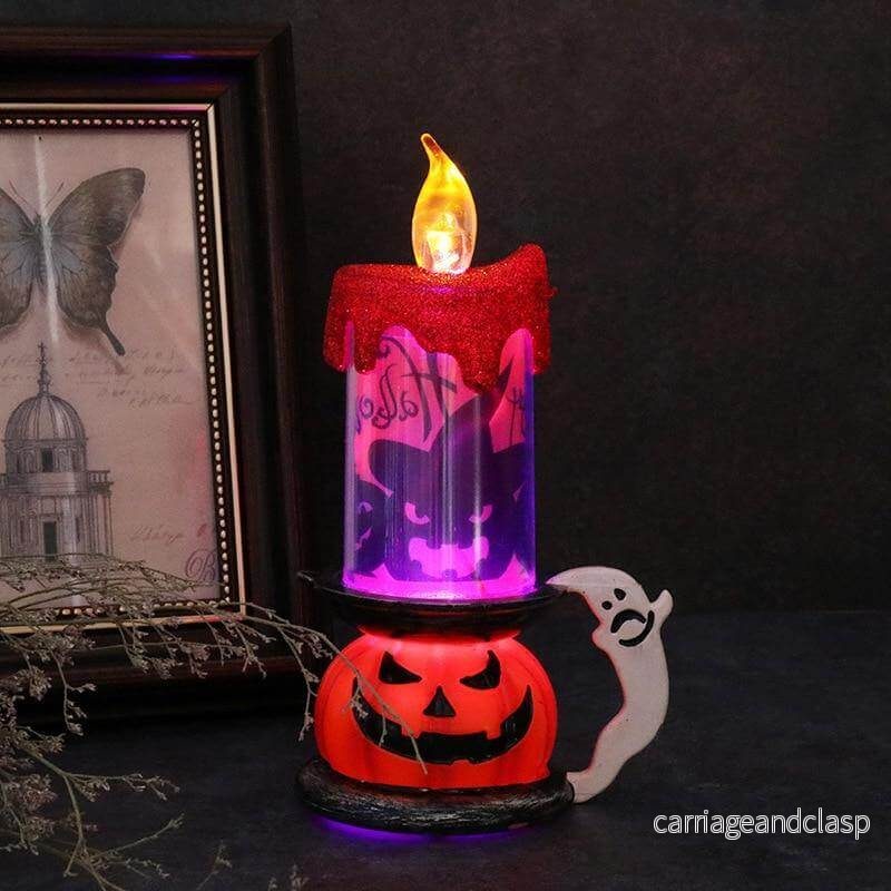 3D Pumpa Skelett Halloween Ljus | Veska - Bild 2