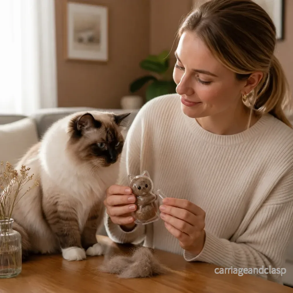 Kattmagnet för Morrhårsminnen – Minnesdisplay för Päls och Morrhår Kattmagnet för Morrhårsminnen – Minnesdisplay för Päls och Morrhår