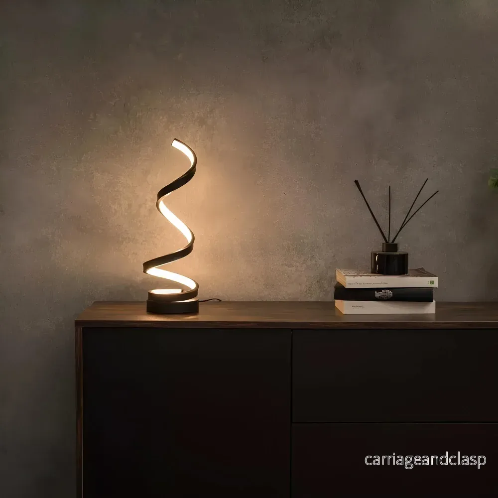 LED Bordslampa Modern Spiral Design | Veska - Bild 3