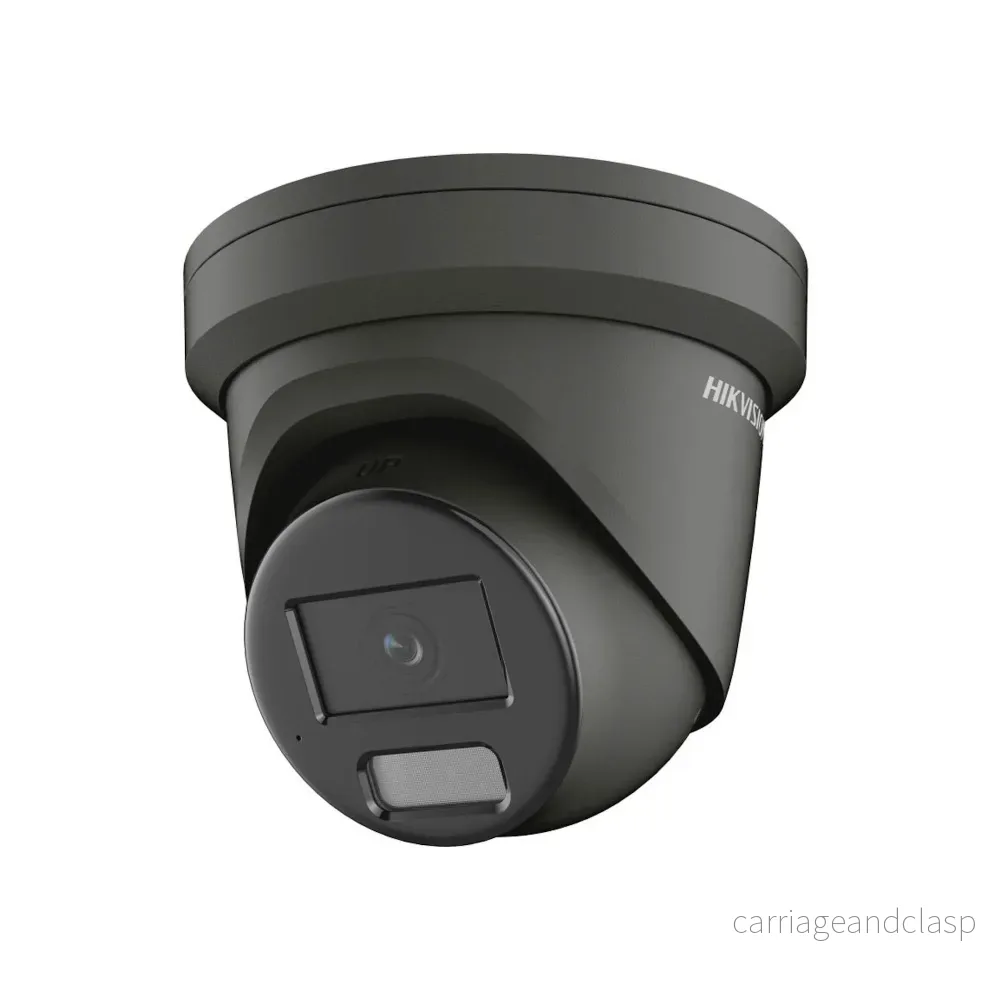 Hikvision DS-2CD2386G2H-IU 8MP Acusense Darkfighter SD-kortplats PoE IR-Led Mikrofon Svart