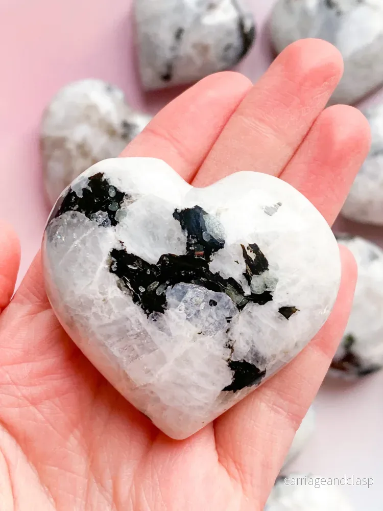 Rainbow Moonstone Heart - Bild 3