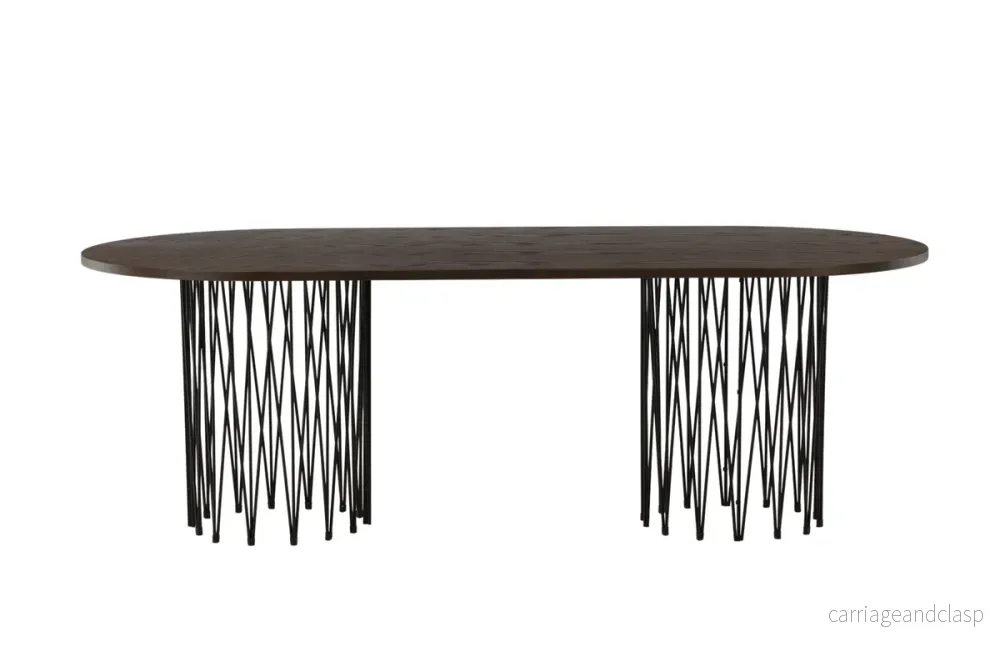Stone Ovalt Matbord Mocka - Bild 2