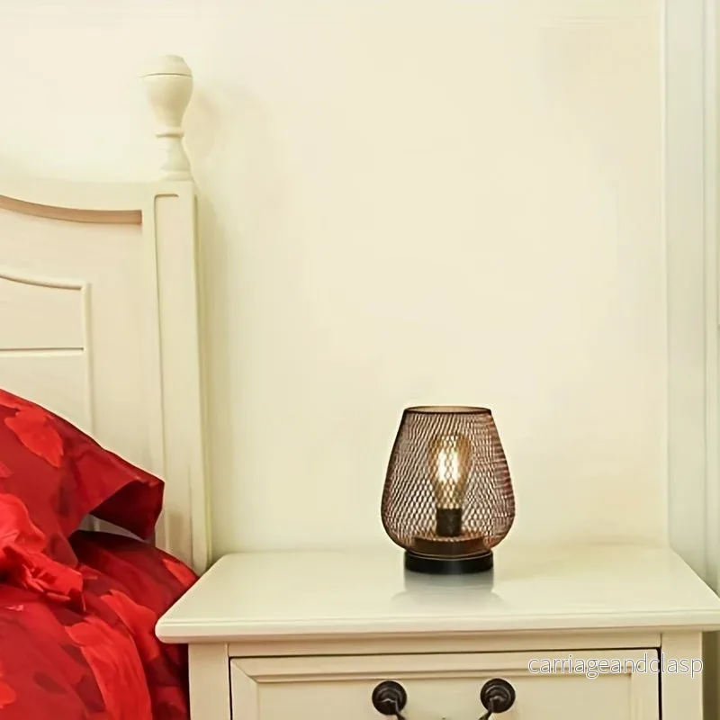 RusticMesh Bordslampa Set – Industriell Stil och Atmosfärisk Belysning | Veska - Bild 2
