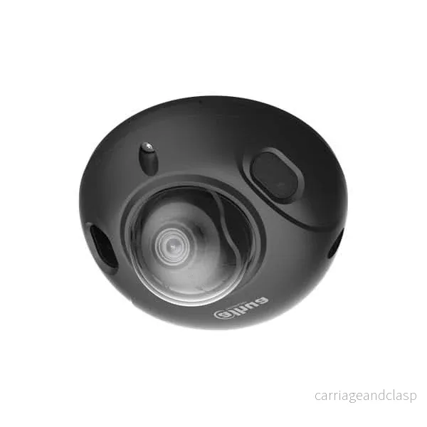 Dahua IPC-HDBW3441F-AS-S2 Svart, 4MP mini Dome nätverkskamera 2,8mm