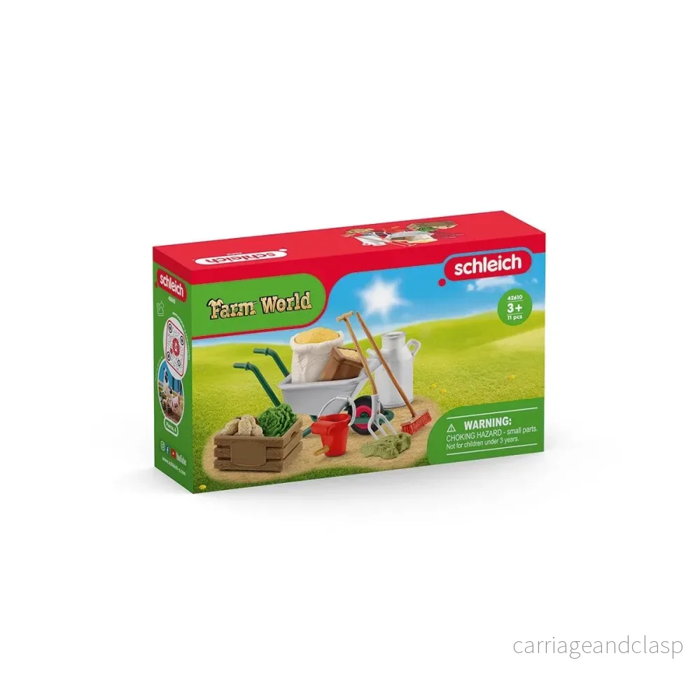 Schleich - Stallvårdstillbehör