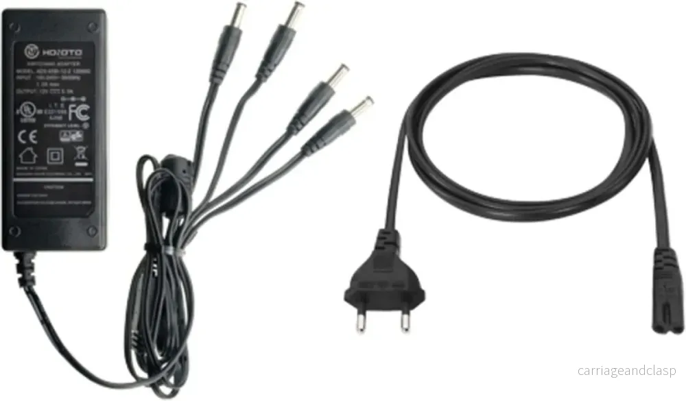 AlarmsystemExpert.co.uk Strömadapter AC/DC med 4 utgångar DC 12V 5A
