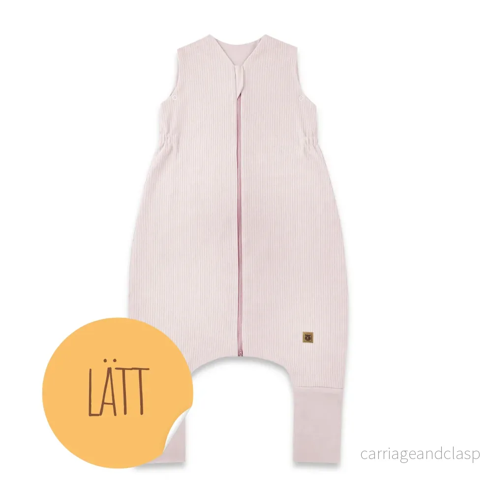 MimiNu Lätt Sovpåse med fötter – Enhanced, Powder Pink MimiNu Lätt Sovpåse med fötter – Enhanced, Powder Pink