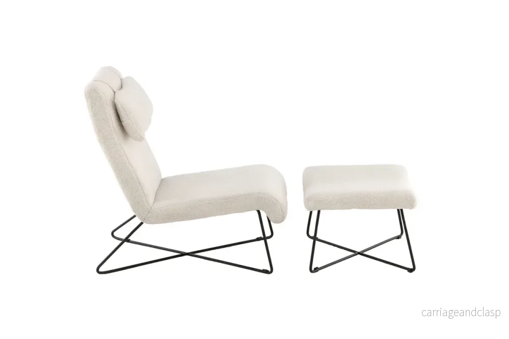 Laconia Loungefåtölj Vit - Bild 2