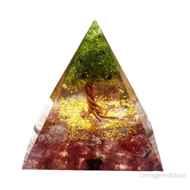 Kreativ Naturlig Kristall Universum Energi Pyramid | Veska Kreativ Naturlig Kristall Universum Energi Pyramid | Veska