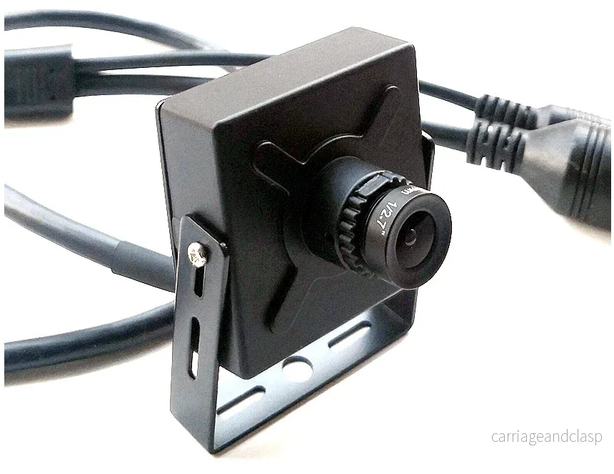 AlarmsystemExpert.co.uk Pinhole IP-kamera 4Mp, 16mm teleobjektiv, betraktningsvinkel 22 grader, PoE, mikrofon - Bild 2