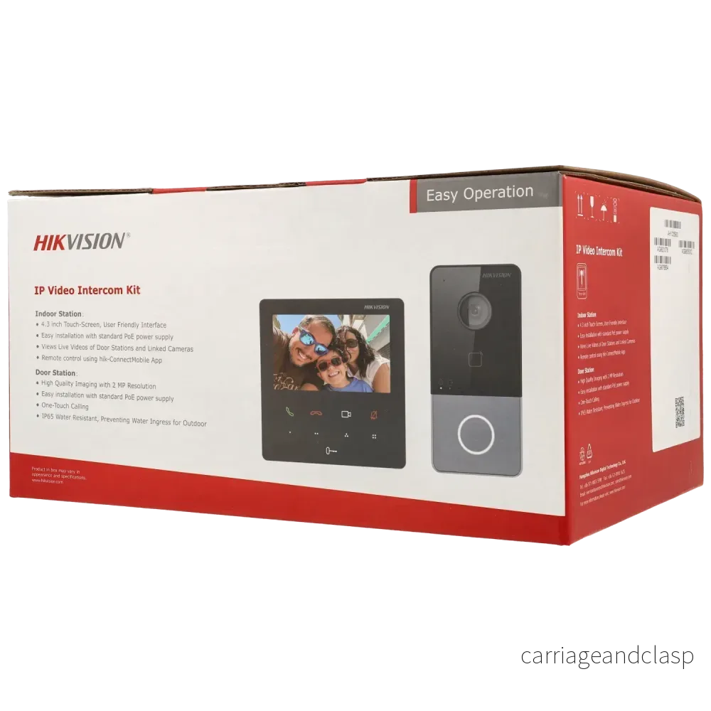 Hikvision DS-KIS606-P Videointercom-kit WiFi/PoE - Bild 3