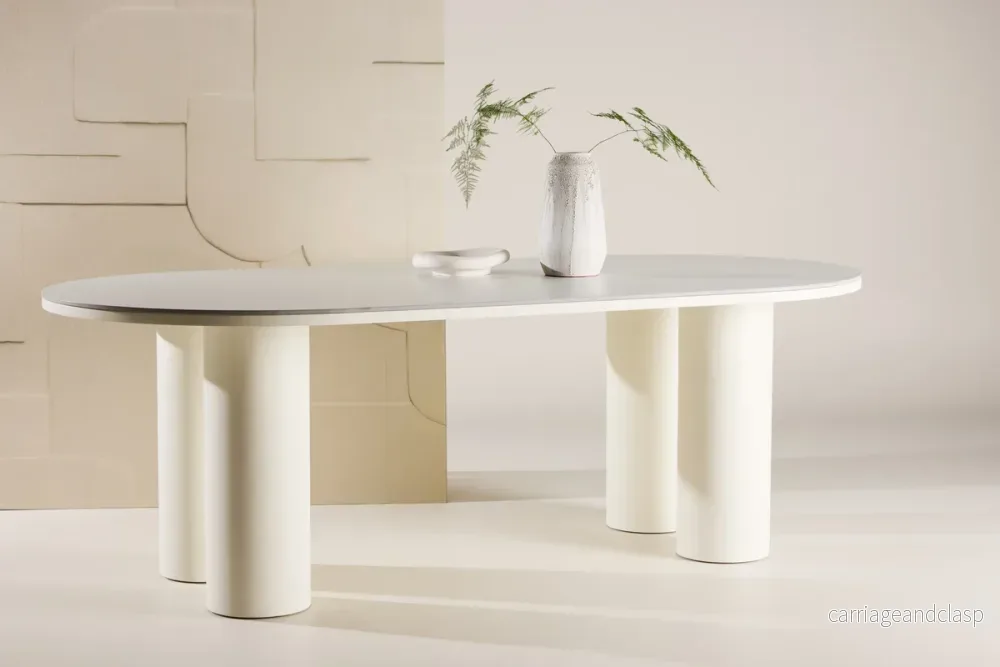 Havstenssund Rektangulära Matbord 220 x 110 Vit