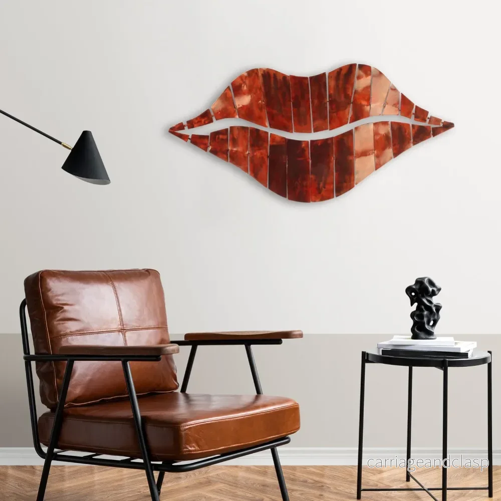 Red Lips - 96X45 Cm - Bild 2