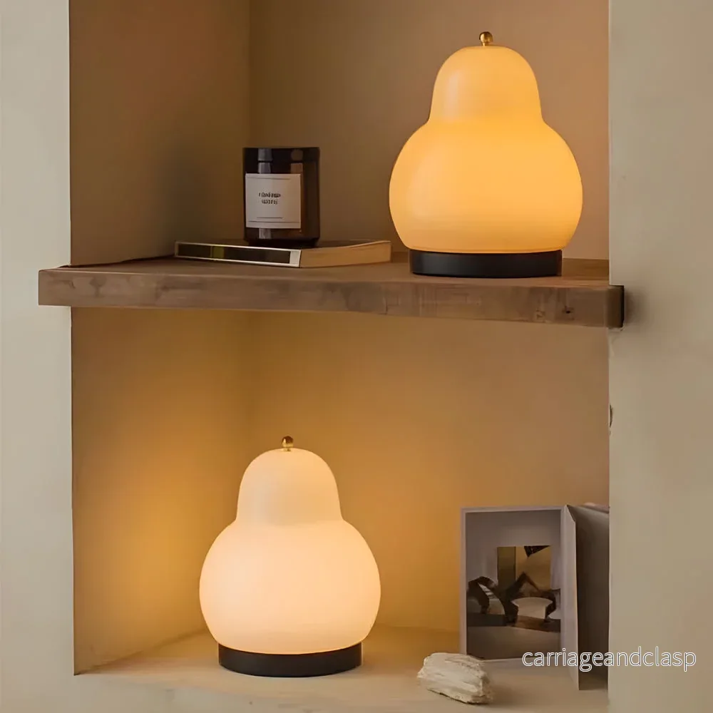 Veska | Elegant USB Päronformad Bordslampa med Dimbart LED