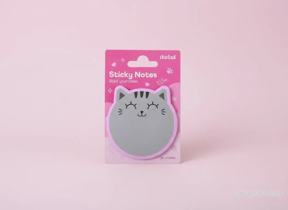 Sticky notes – Grå Katt Sticky notes – Grå Katt