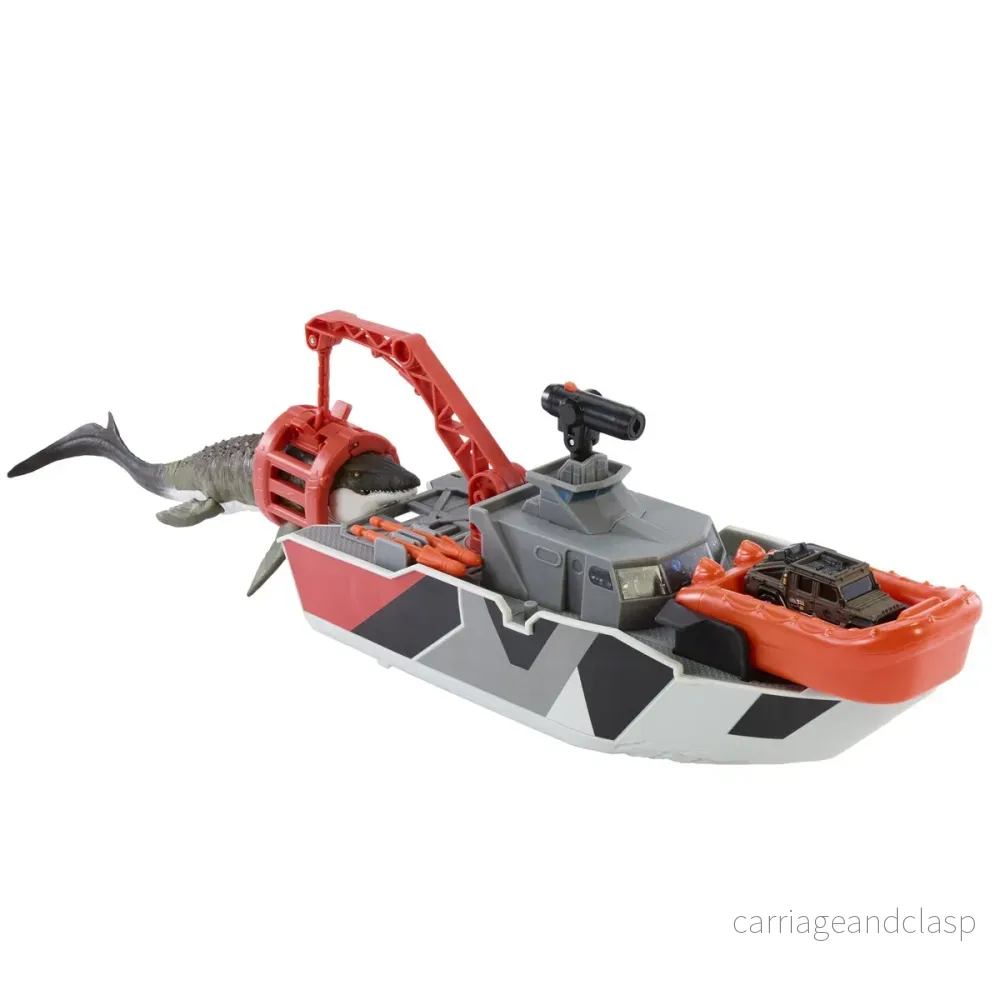 Jurassic World Rebirth - Mosasaurus Rescue Action Boat - Bild 2