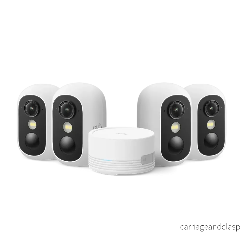 Eufy Eufycam E40 3-pack med 3 trådlösa 2K-kameror och Homebase 3