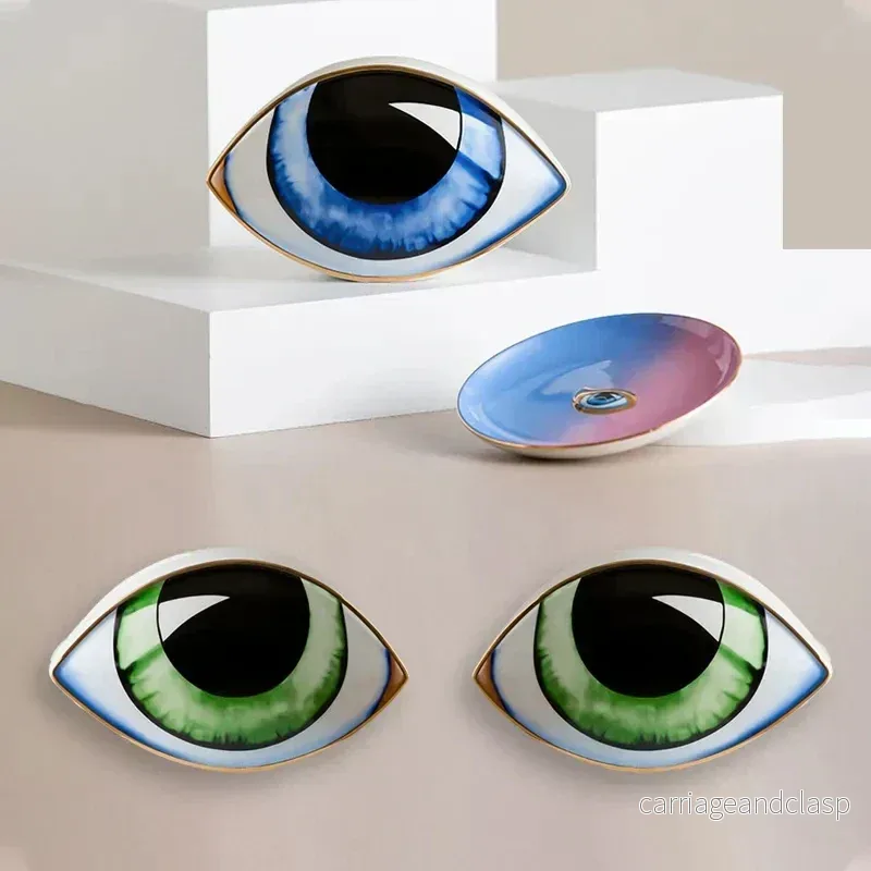 Mystic Eye Skulptur Keramisk Heminredning | Veska - Bild 3