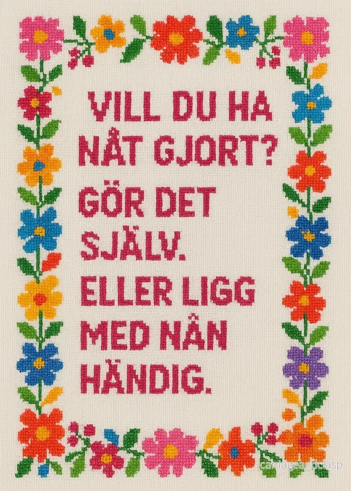 Ligg med nån händig...