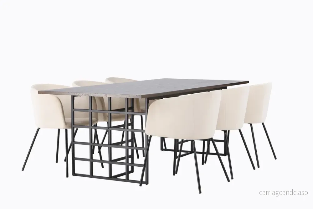 Berit & Ystad Matgrupp Beige/Mocka - Bild 2