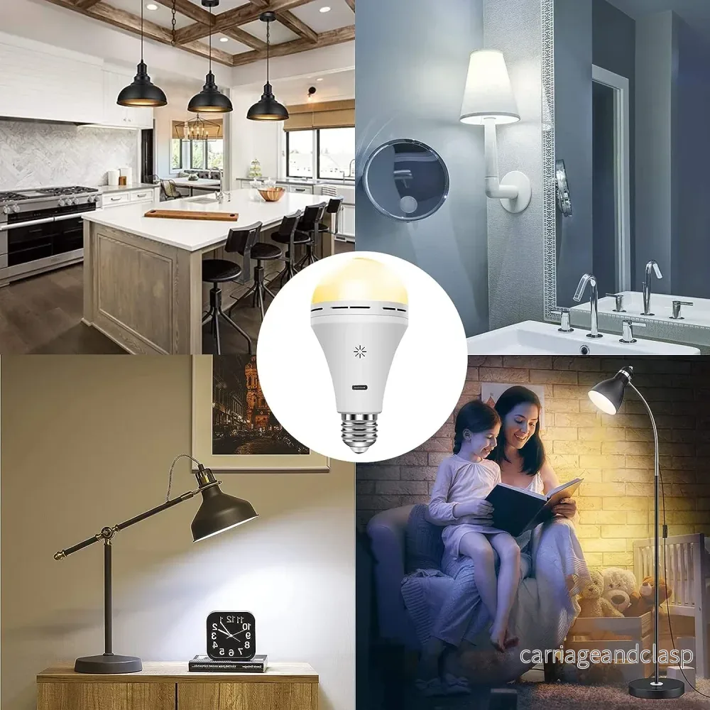 FlexiLight Uppladdningsbar LED Bordslampa – Trådlös, Dämpbar & Bärbar Inomhus Utomhusbelysning | Veska - Bild 2