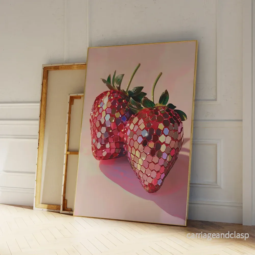 Disco Strawberry Vägghängning | Veska Disco Strawberry Vägghängning | Veska