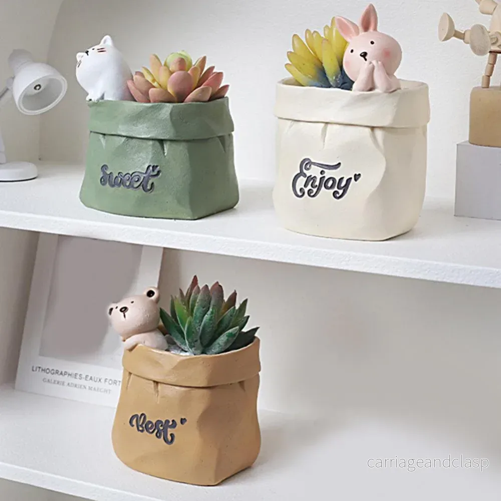 Vintage Cartoon Succulent Pot | Veska - Bild 2