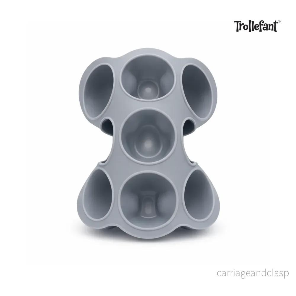 Trollefant Frysform med Lock, 9x60 ml, Grå - Bild 2