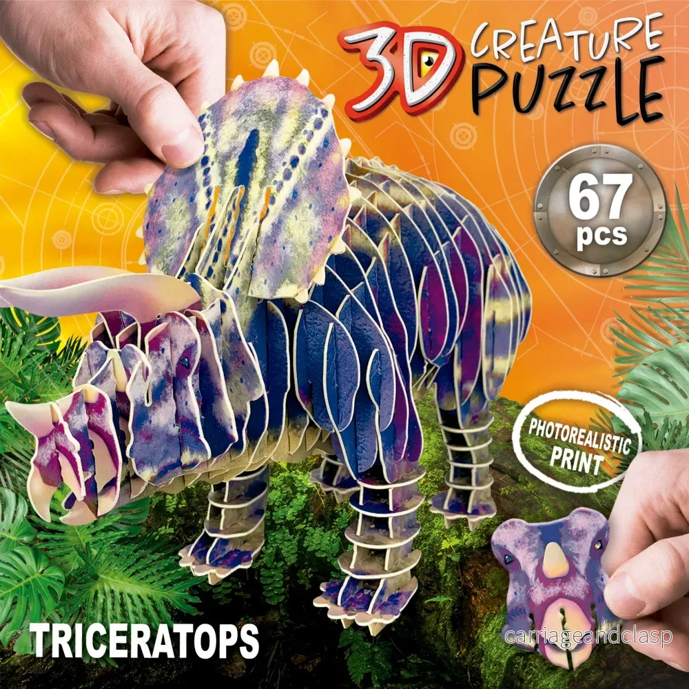 Triceratops 3D Creature Puzzle Educa® - Bild 2