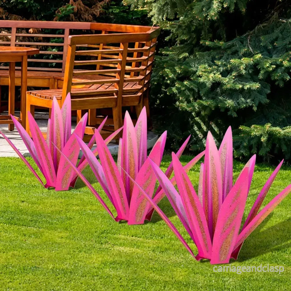 Metall Dekorativ Utomhus Cactus | Veska - Bild 2