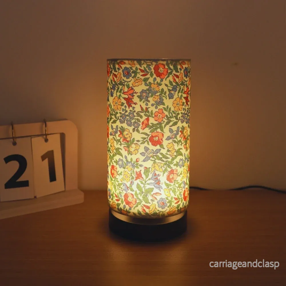Botanisk Blommig Tyglampa Bordslampa | Veska - Bild 3
