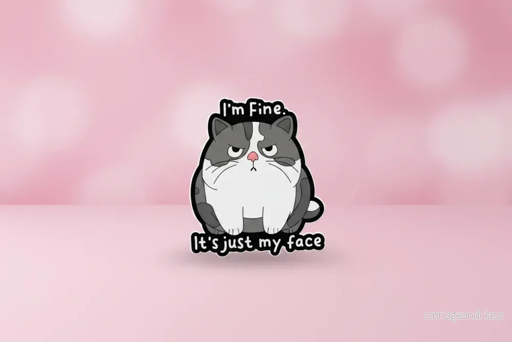 Pin – ”Im fine its just my face” Pin – ”Im fine its just my face”