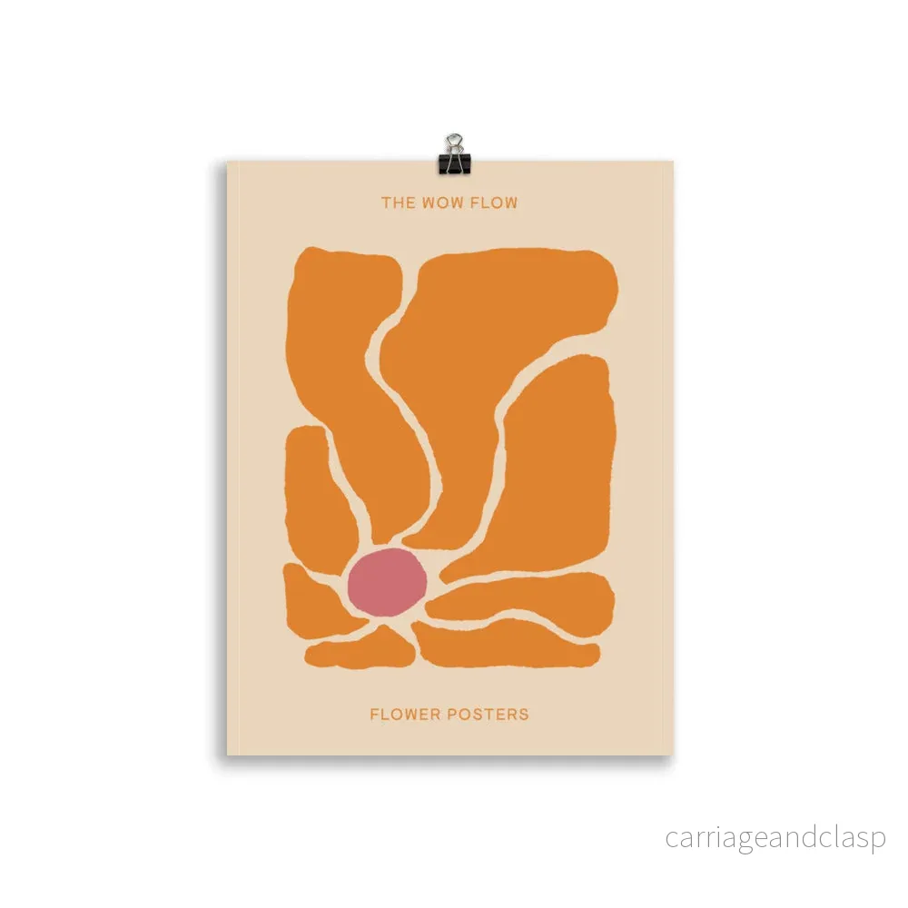 Orange Anemon | Veska - Bild 3