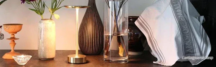 Trådlampa - Dimmbar & Uppladdningsbar Vattentålig Skrivbordslampa | Veska - Bild 3