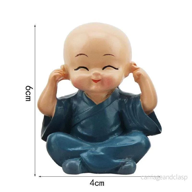 Little Monk Figurer 4-delars Set | Veska - Bild 3