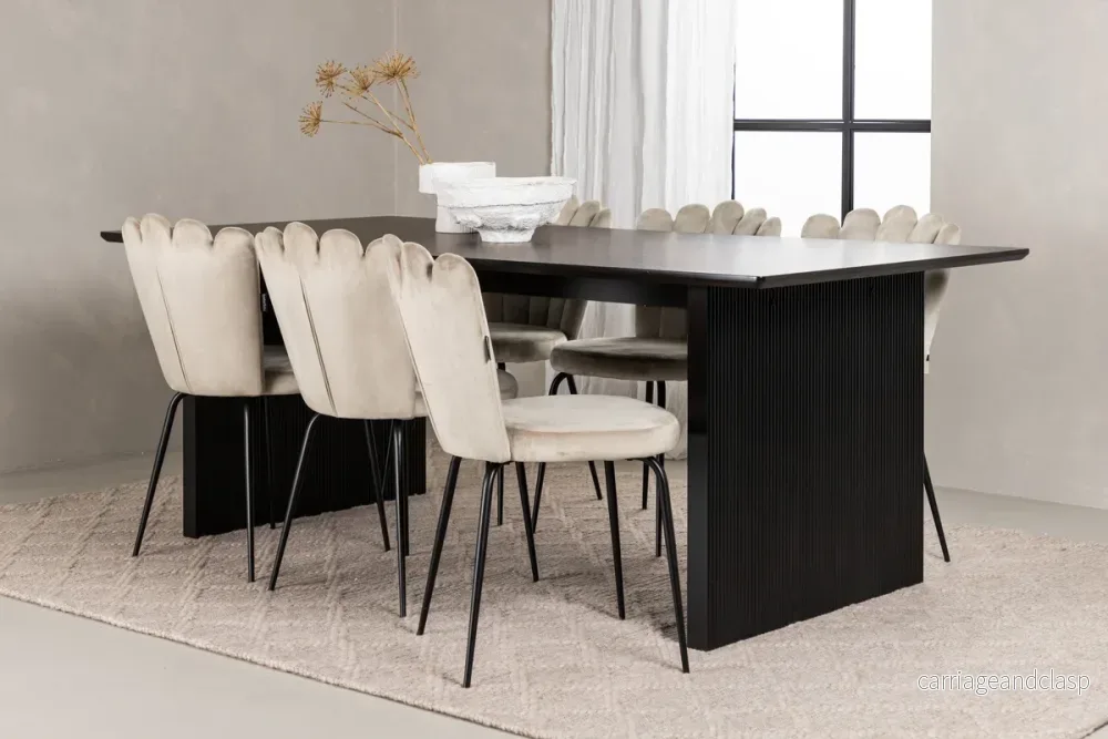 Limhamn & Vail Matgrupp Beige/Svart