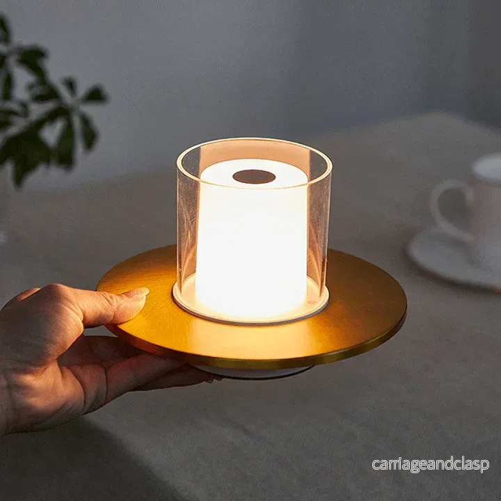 Veska | GlowLuxe Lampa – Stilig LED Bordslampa för Ambient Belysning