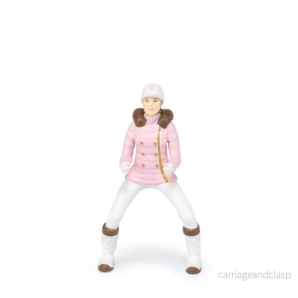Papo - Vinterridning flicka