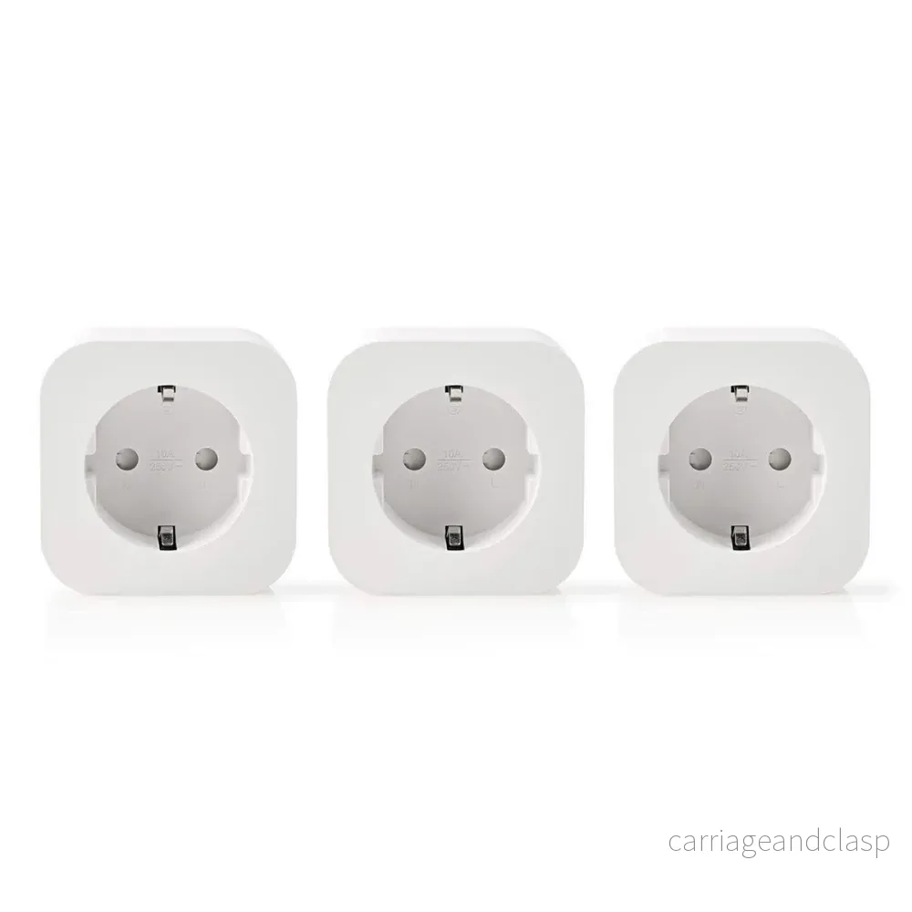 Nedis Wi-Fi Smart Plug | Schuko Typ-F | 10 A | 3-pack