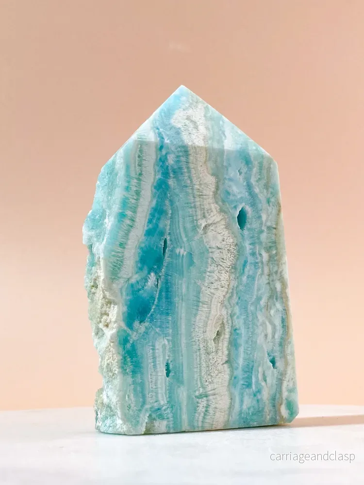 Blå Hemimorphite Torn (Nr. 2) - Bild 2