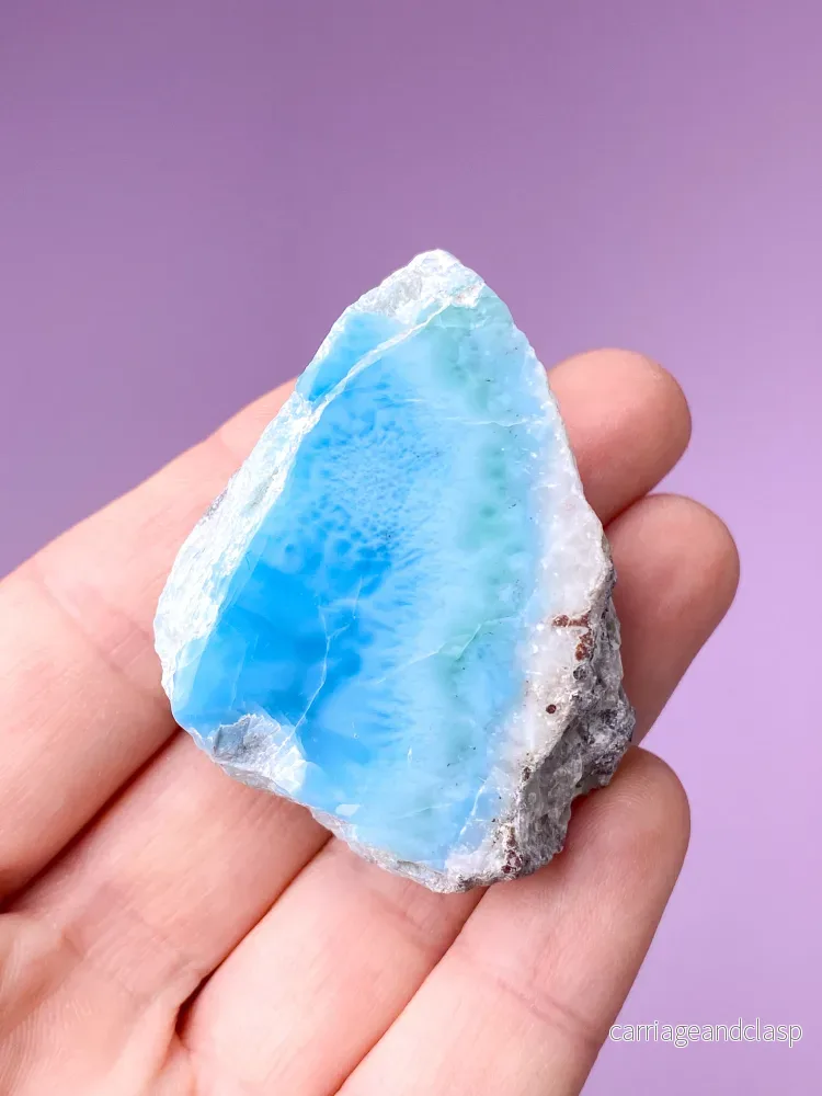 Larimar Halvpolerad (nr 24) - Bild 2