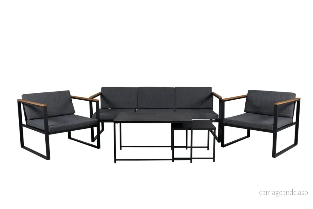 Dakar Soffgrupp Svart Svart - Bild 2