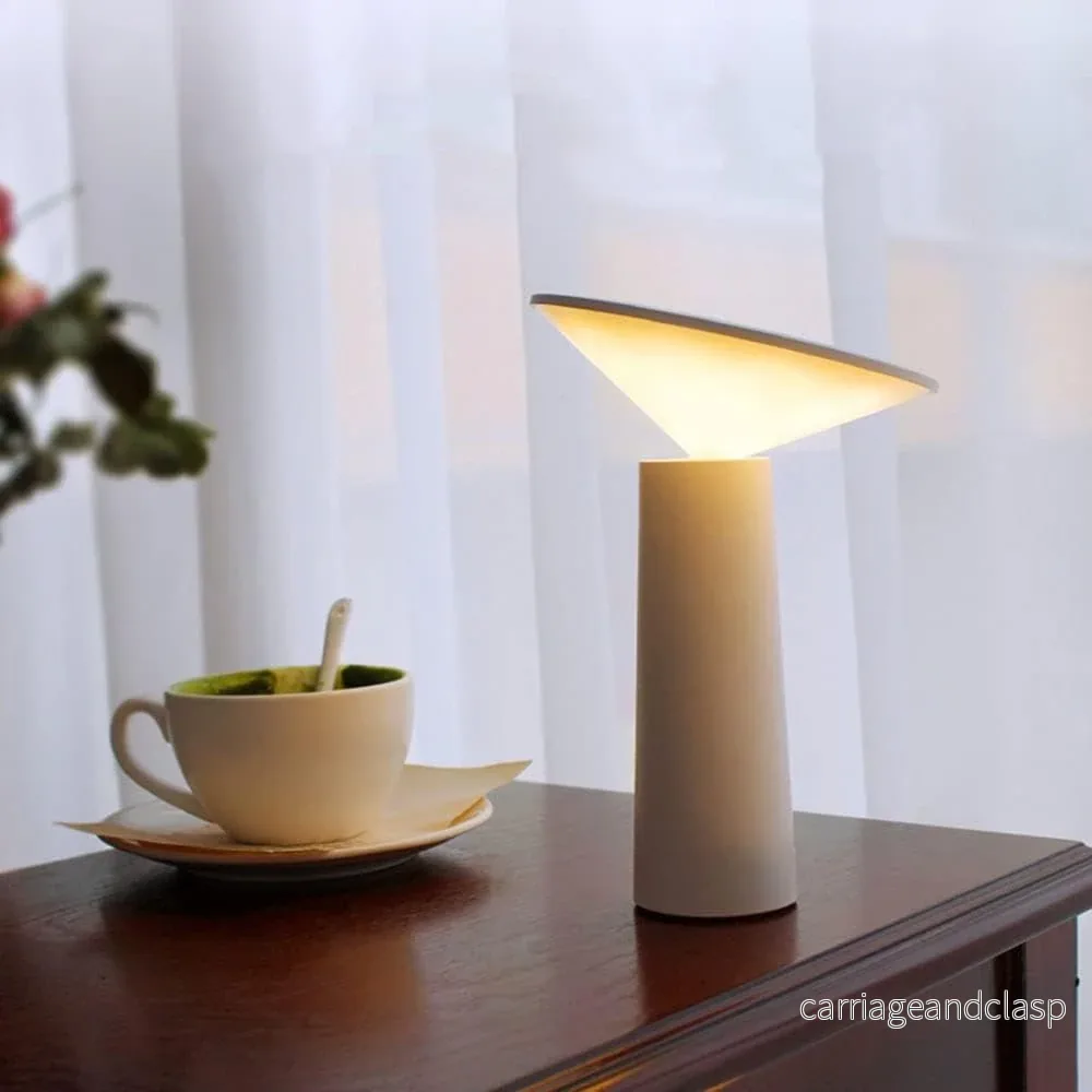 InfiNight – Modern bordslampa med beröringssensor | Dimbar ljusstyrka | Veska