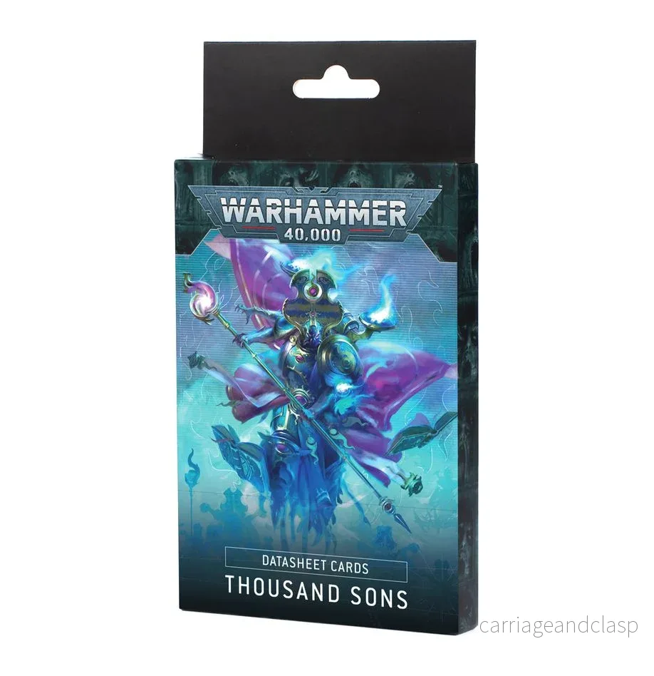 Warhammer: 40,000 - Datasheet Cards: Thousand Sons - Bild 3