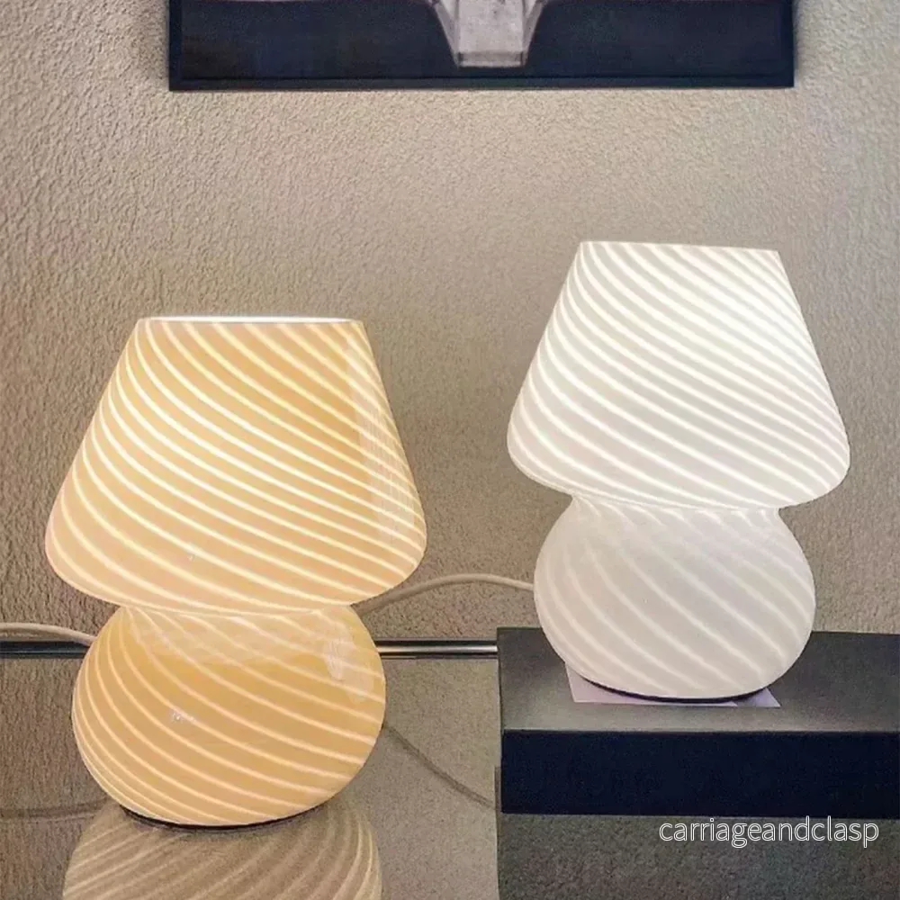 Veska | Murano Bordslampa - Unik Glas Svamp Lampa för Magisk Atmosfär - Bild 3