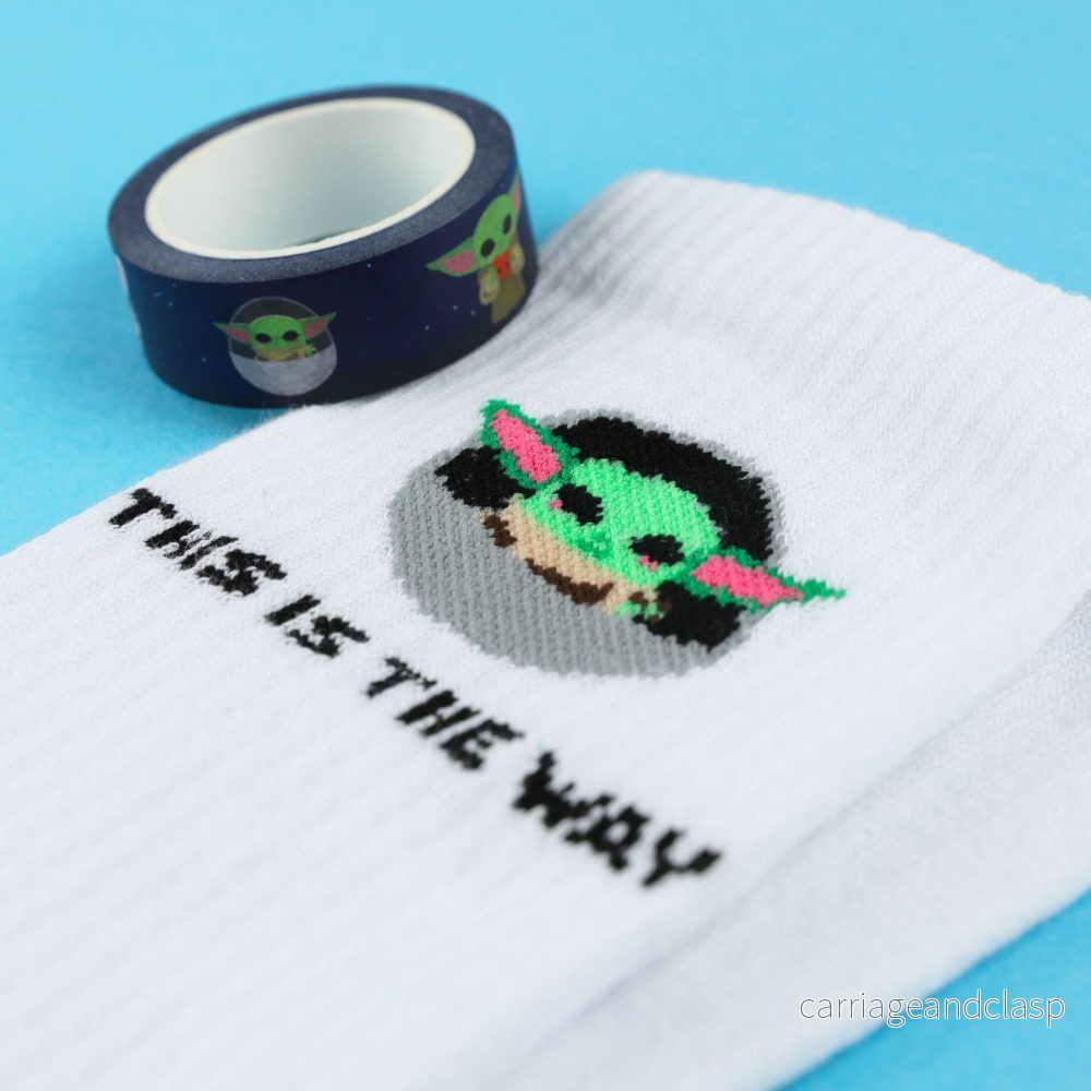 Washi-tejp Baby Yoda Grogu från Mandalorian - Bild 3