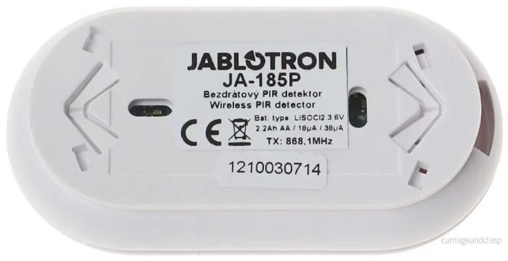 Jablotron JA-185P Trådlös PIR-detektor för tak - Bild 3