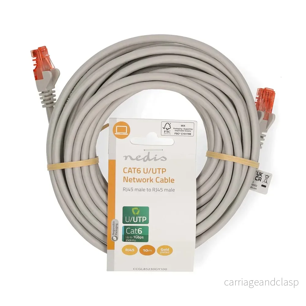 AlarmsystemExpert.co.uk UTP CAT6 nätverkskabel 10,0 m - Bild 2