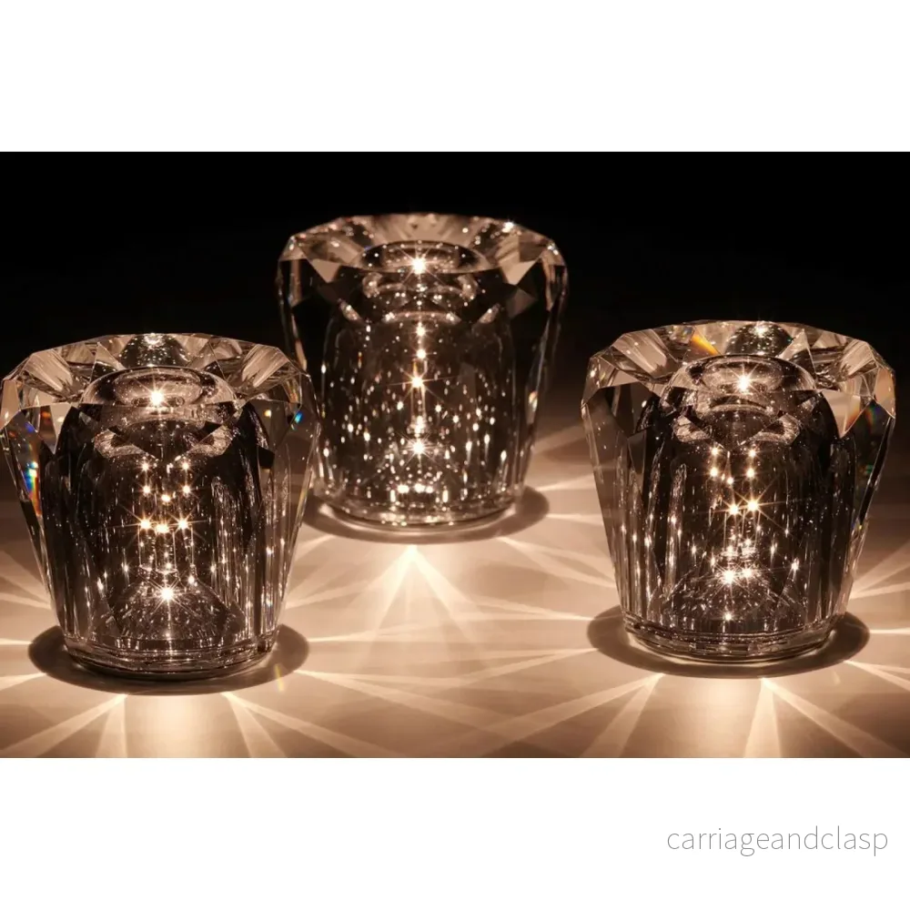 Lampa - Lyxig Diamant Kristall LED Uppladdningsbar Bordslampa | Veska